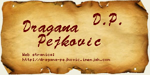Dragana Pejković vizit kartica